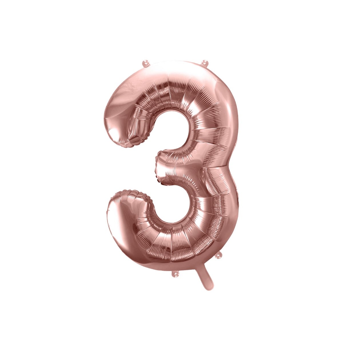 Ballon Chiffre Alu 86cm Rosegold - 3