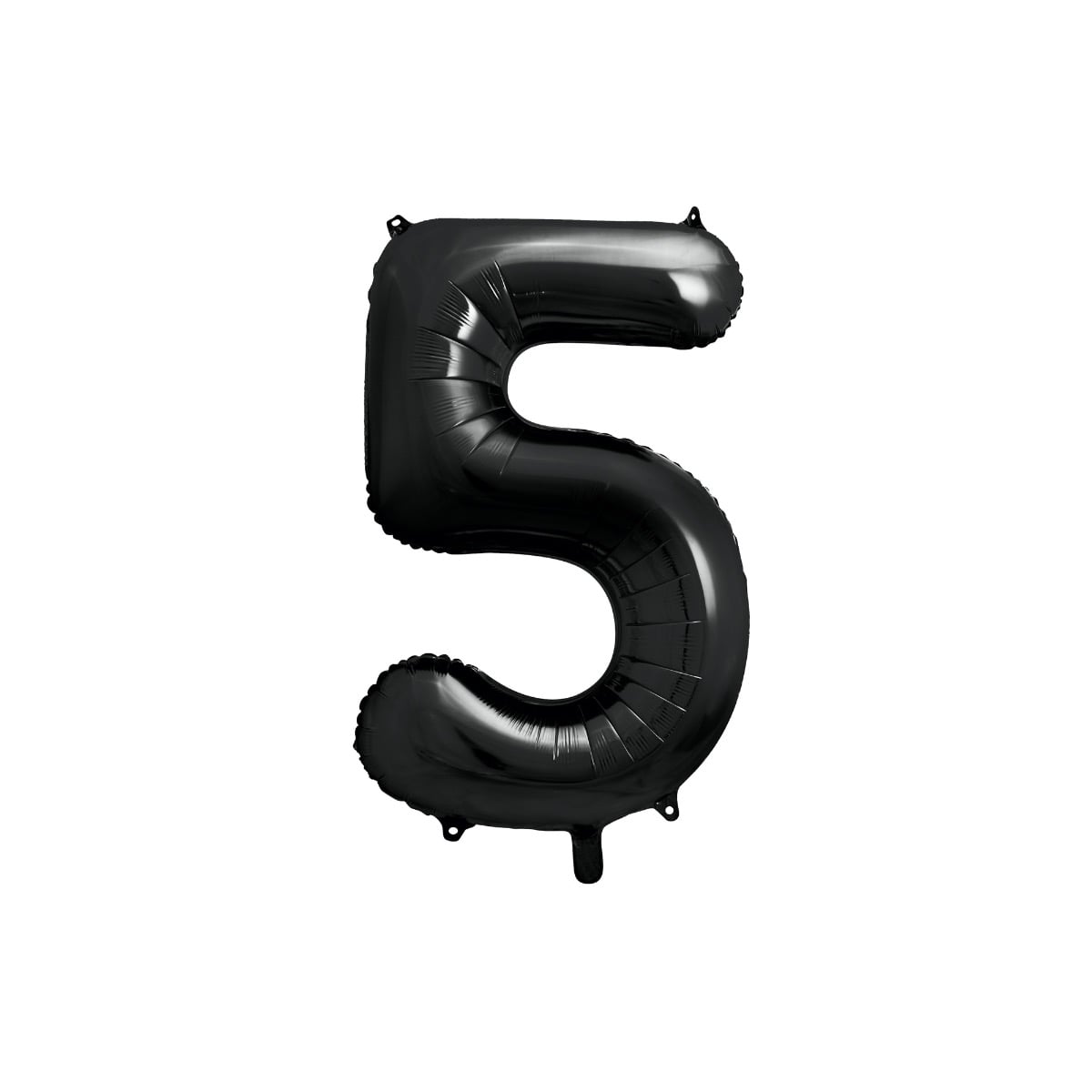 Ballon Chiffre 5 Alu Noir 86cm
