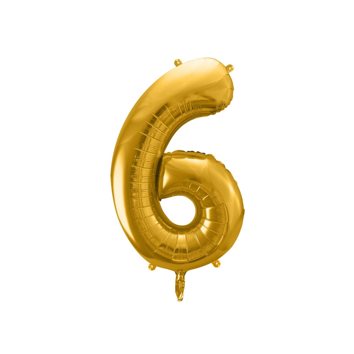 Ballon Chiffre Alu 86cm Or - 6
