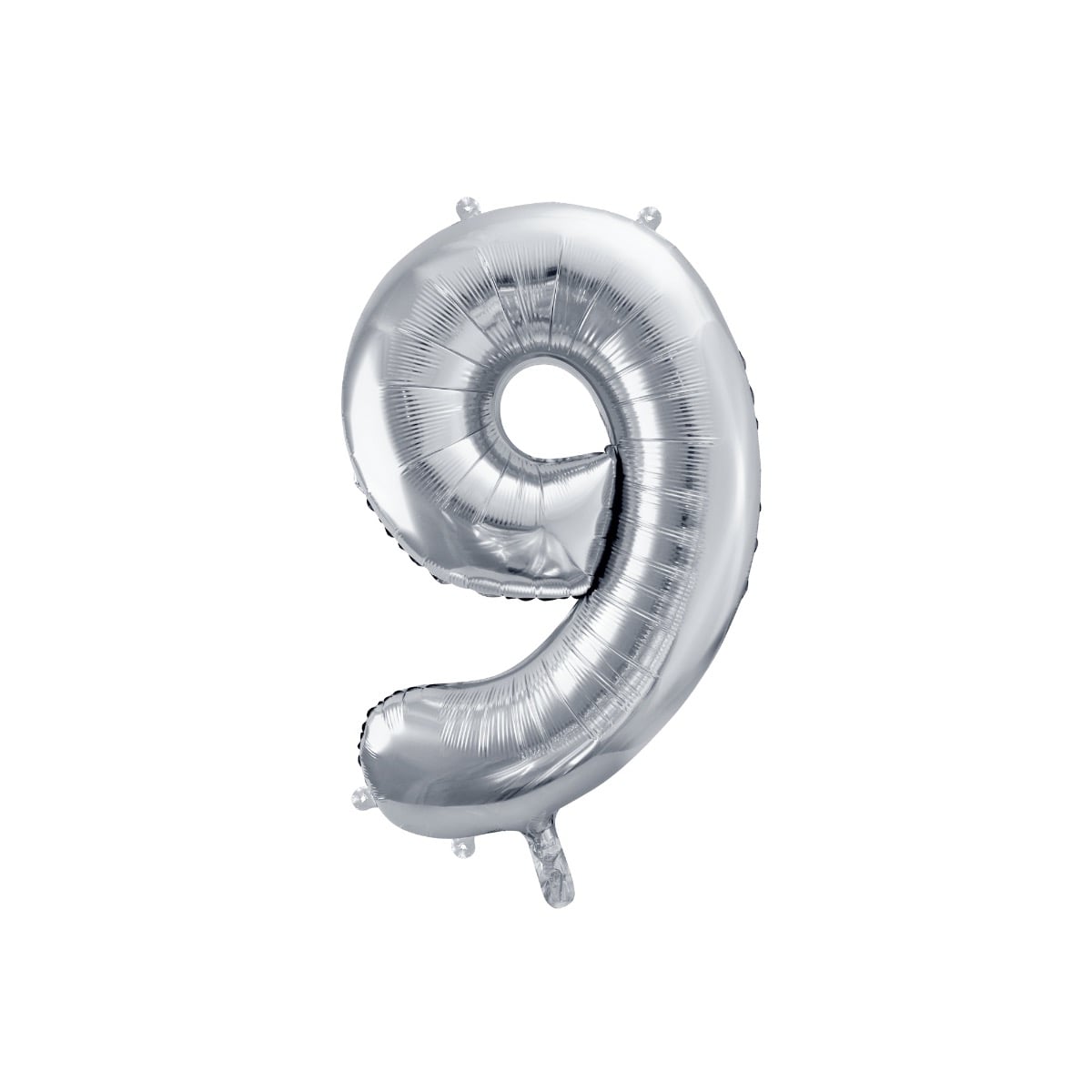 Ballon Chiffre Alu 86cm Argenté - 9