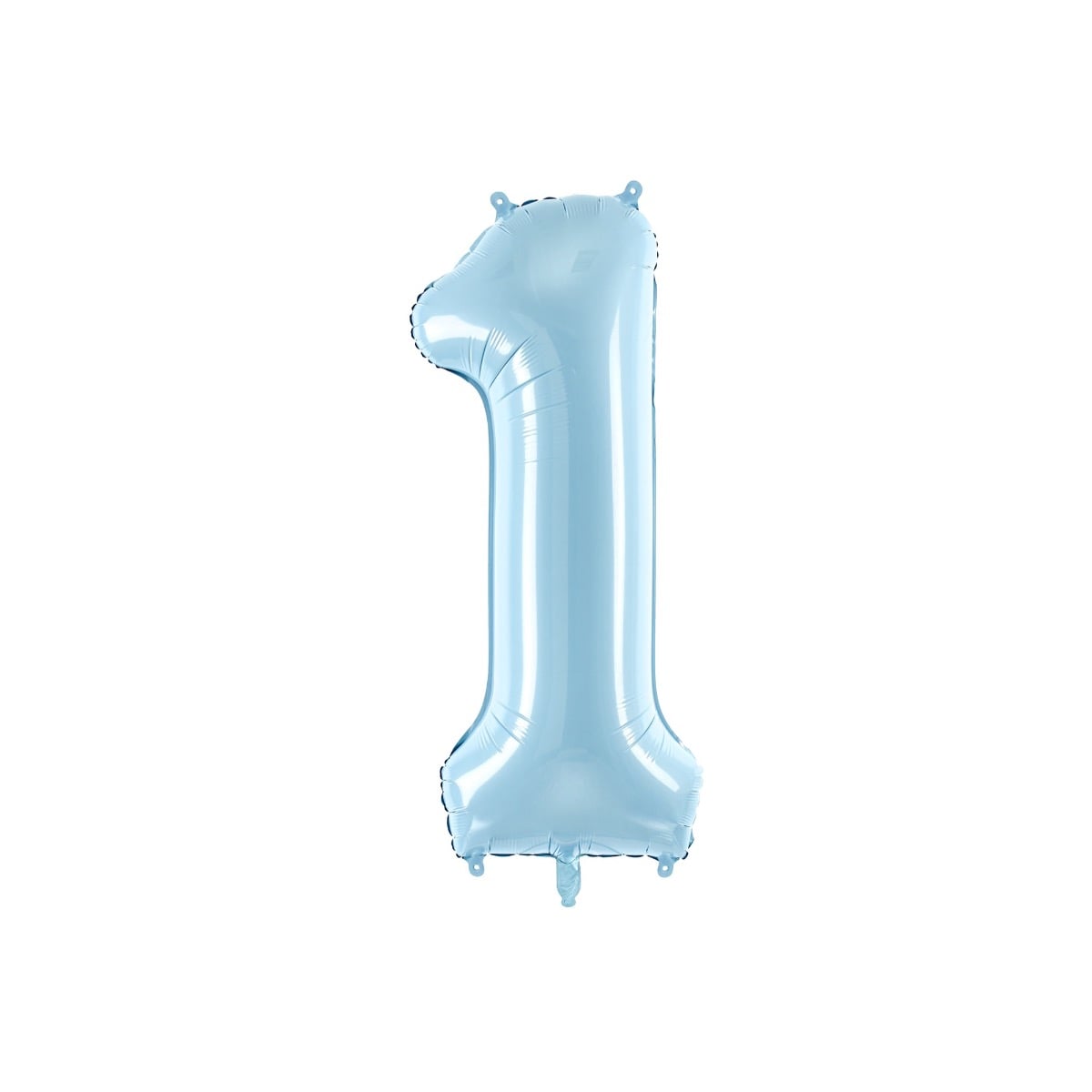 Ballon Chiffre Alu 86cm Bleu - 1