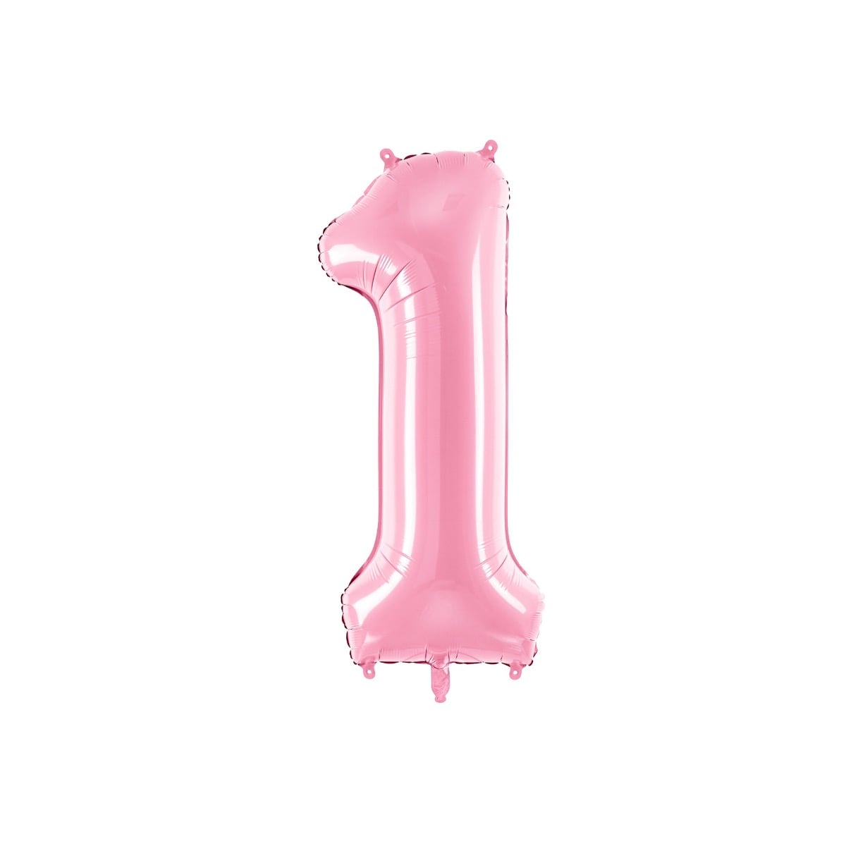 Ballon Chiffre Alu 86cm Rose - 1