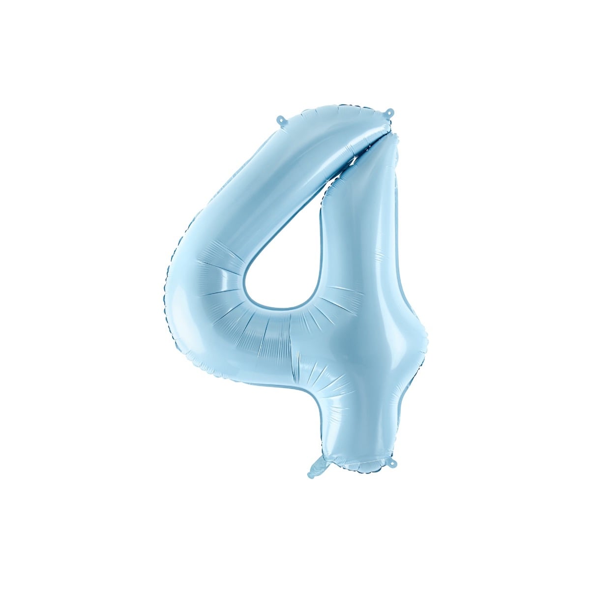 Ballon Chiffre Alu 86cm Bleu - 4