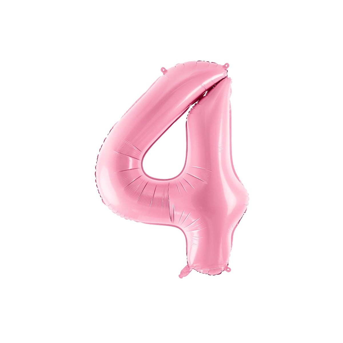 Ballon Chiffre Alu 86cm Rose - 4