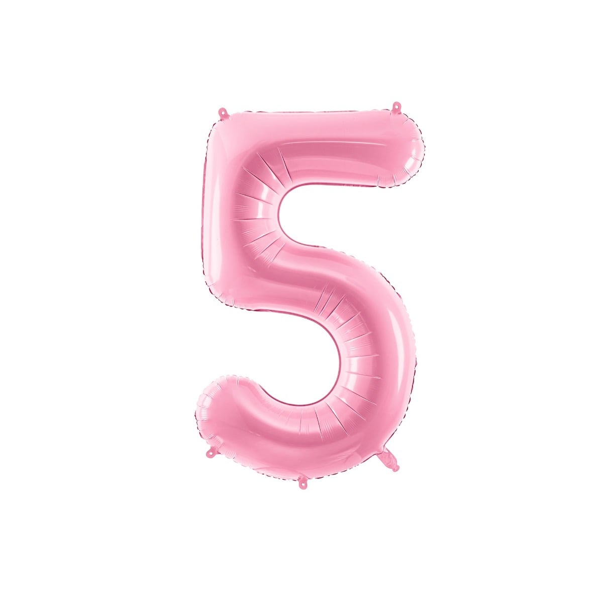 Ballon Chiffre Alu 86cm Rose - 5