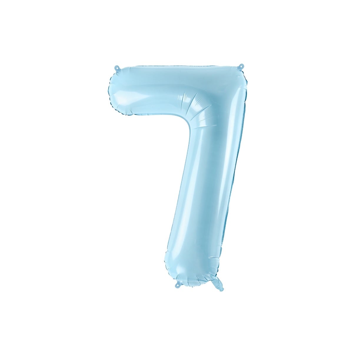 Ballon Chiffre Alu 86cm Bleu - 7