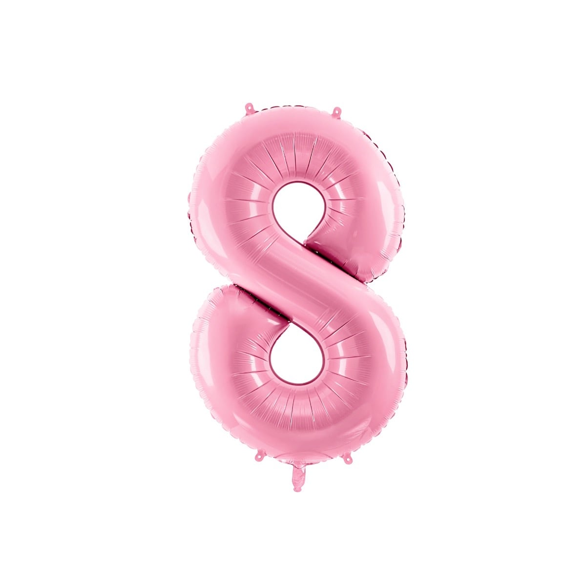 Ballon Chiffre Alu 86cm Rose - 8