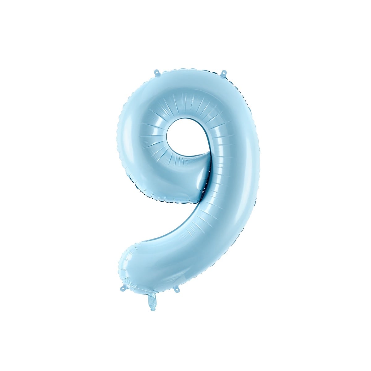 Ballon Chiffre Alu 86cm Bleu - 9
