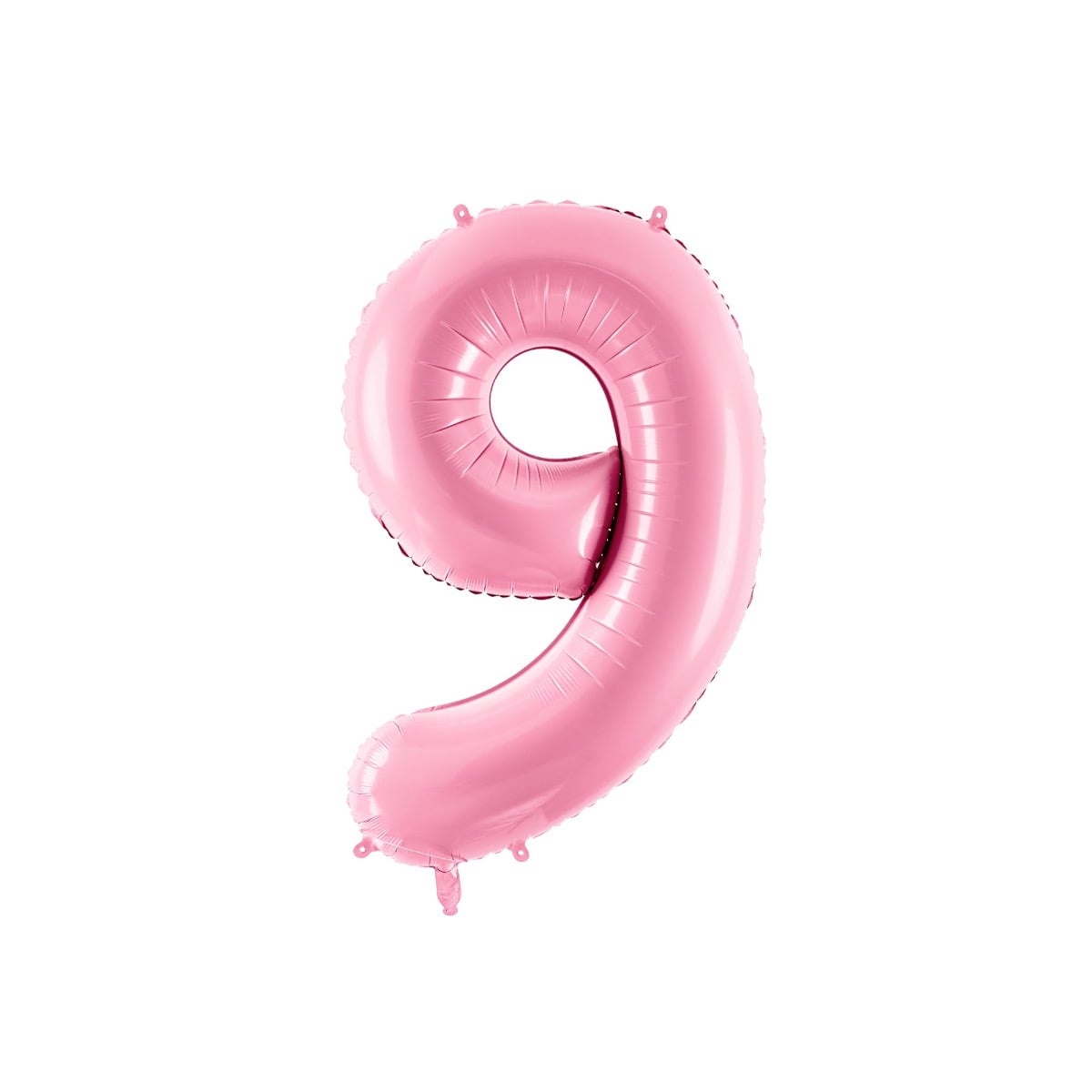 Ballon Chiffre Alu 86cm Rose - 9