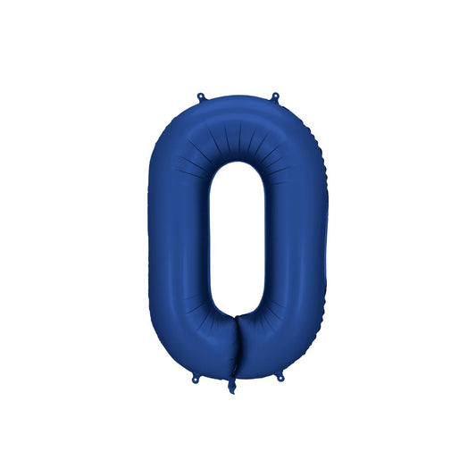 Ballon Chiffre Alu 86cm Marine