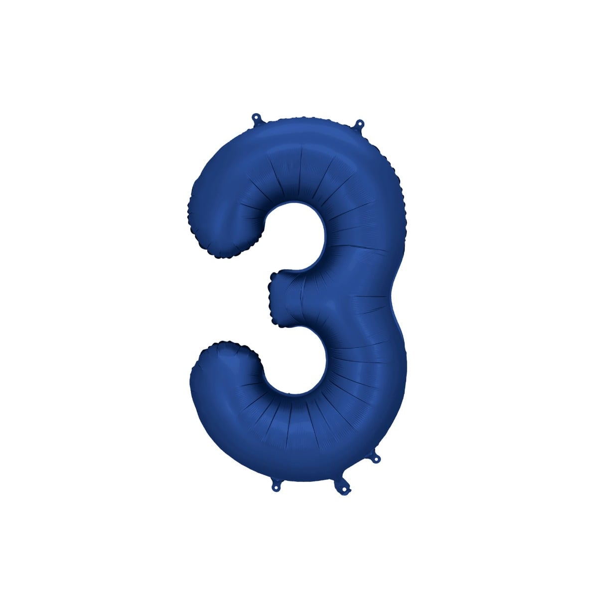 Ballon Chiffre Alu 86cm Marine - 3