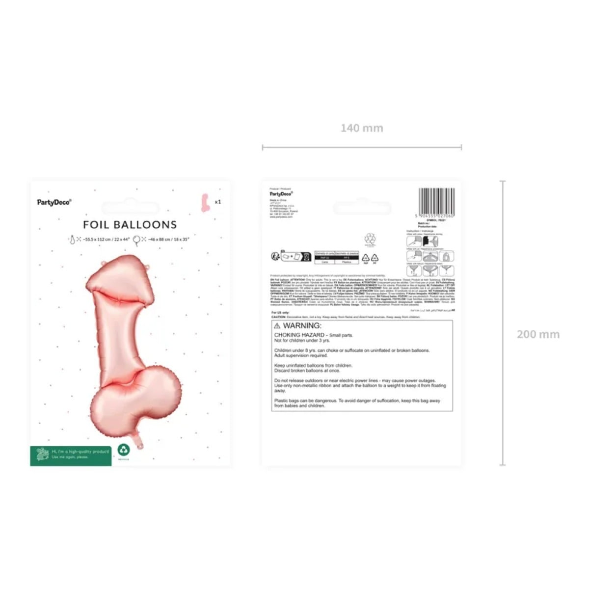 Ballon en alu - Penis