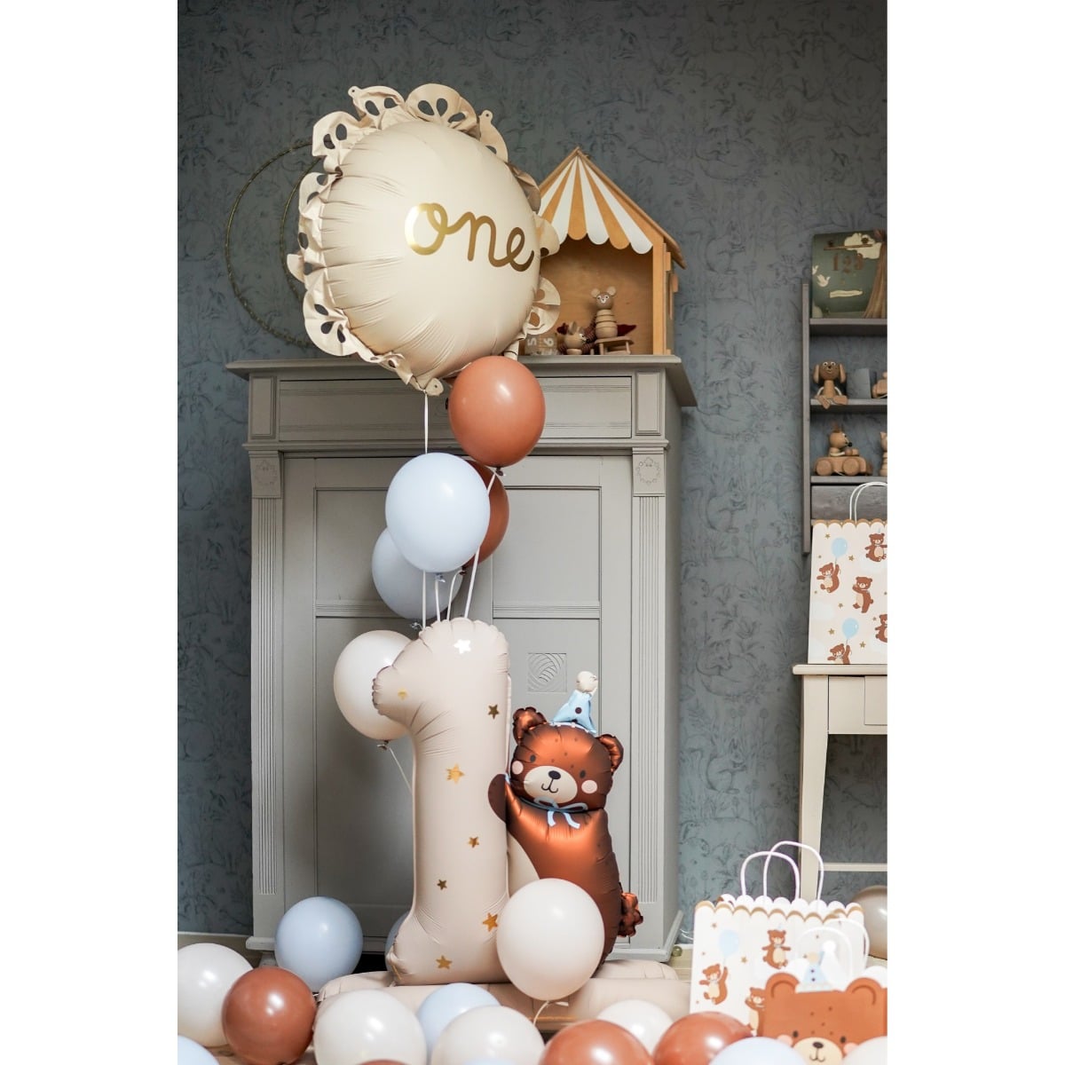 Ballon en alu - Ours n°1 (81cm)