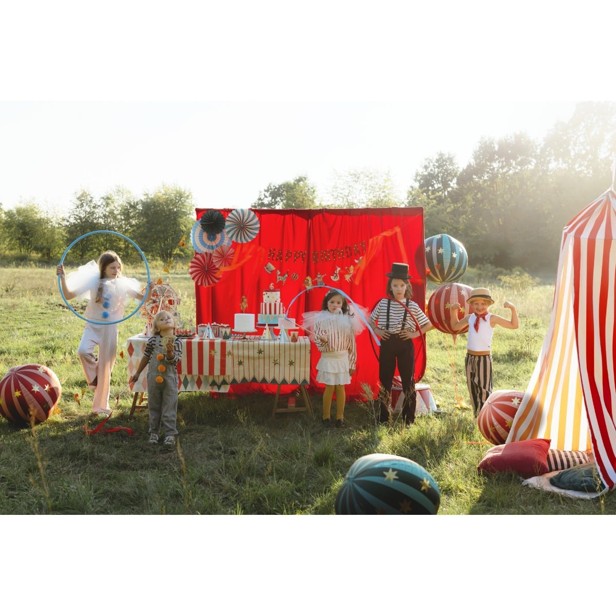 Ballon en alu - Cirque Rouge