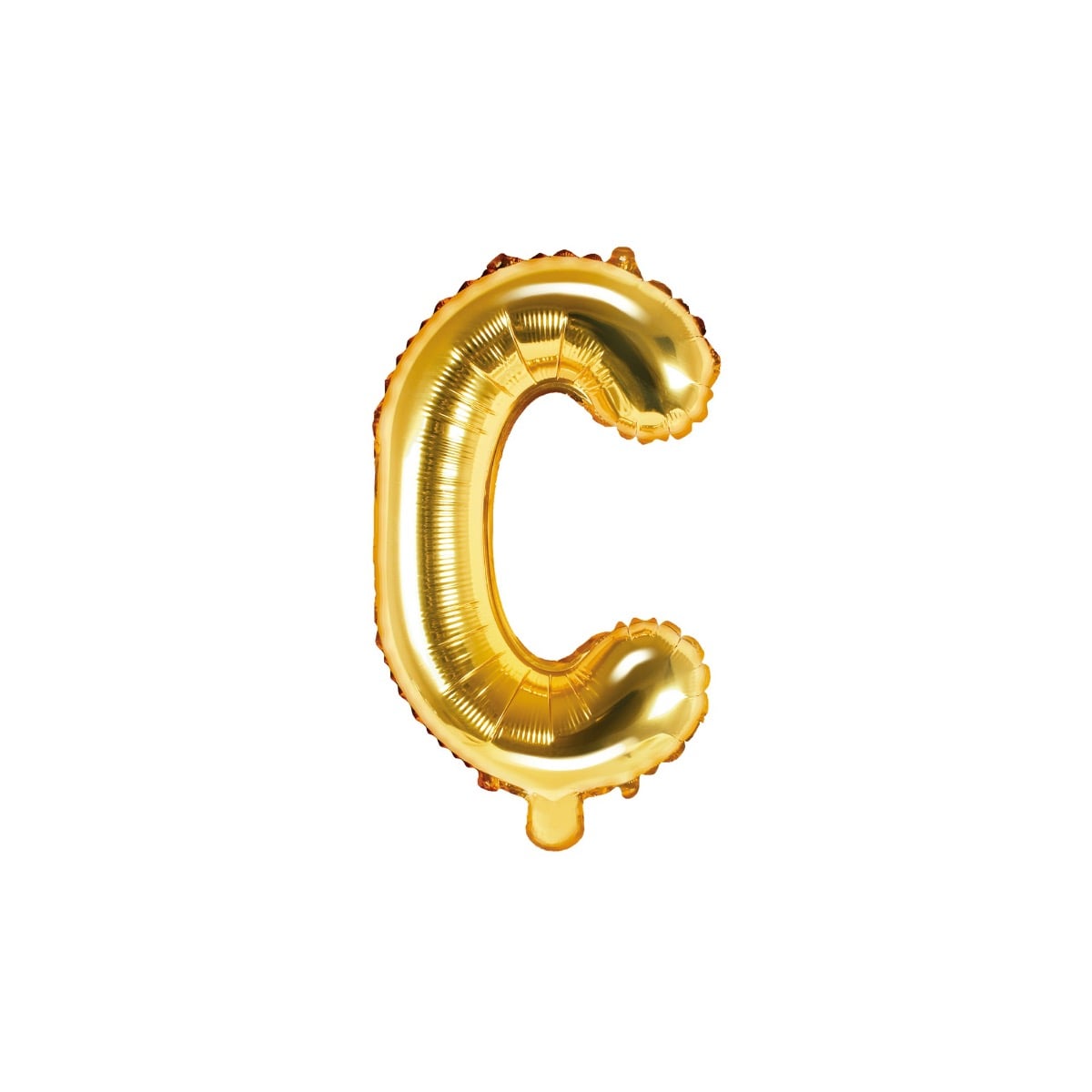 Ballon Lettre Alu 35cm Doré - C