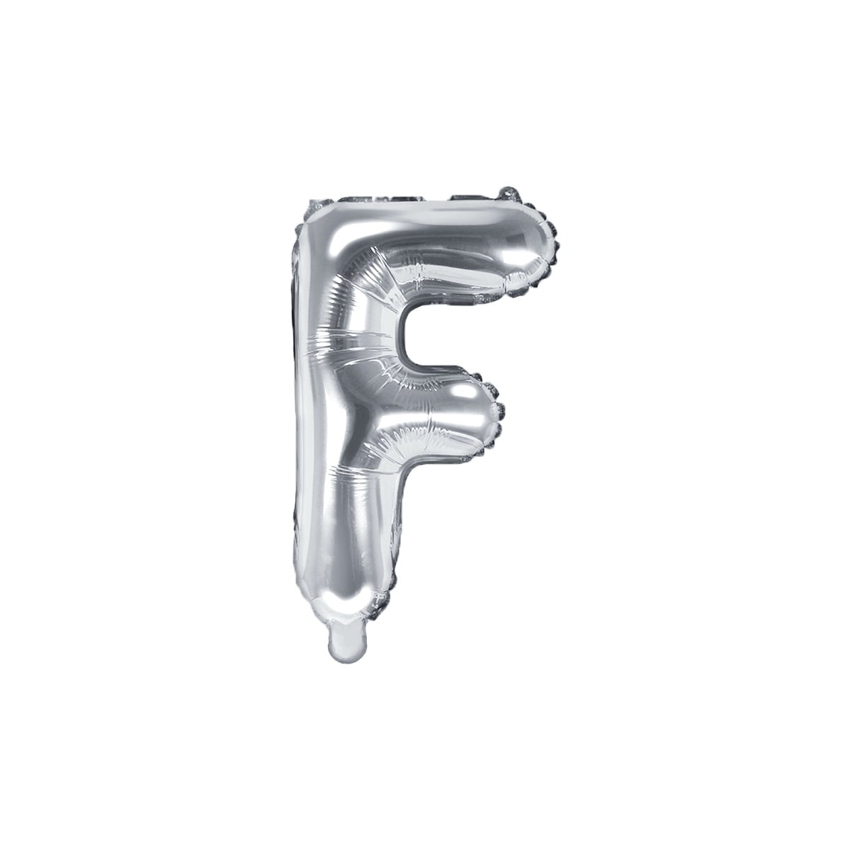 Ballon Lettre Alu 35cm Argenté - F