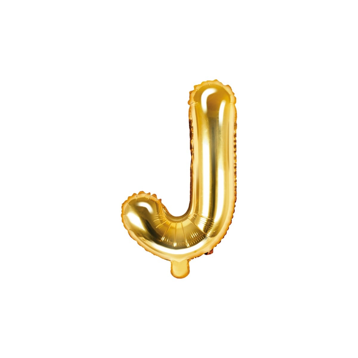 Ballon Lettre Alu 35cm Doré - J