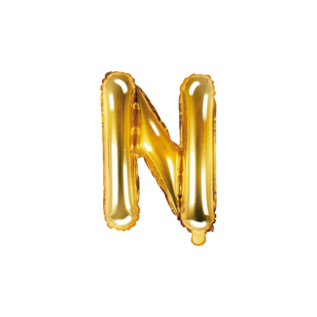Ballon Lettre Alu 35cm Doré - N