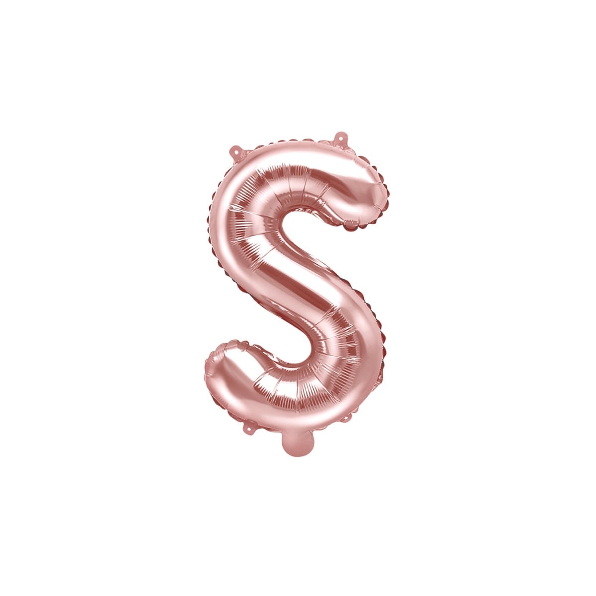 Ballon Lettre Alu 35cm Rosegold - S