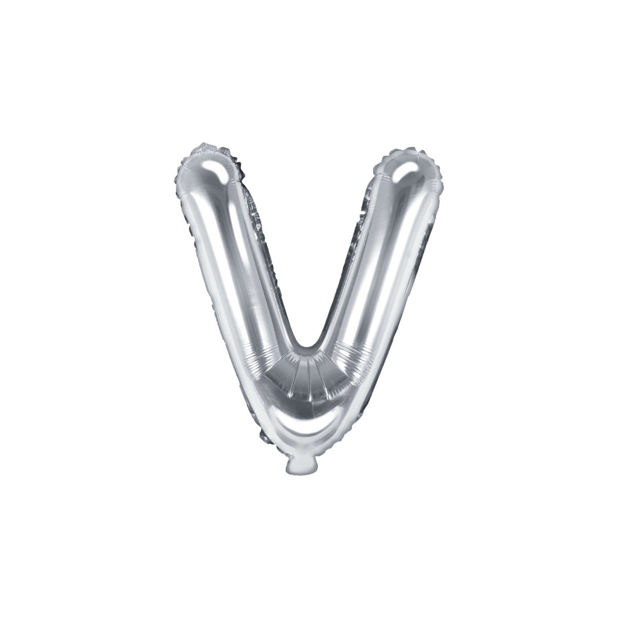 Ballon Lettre Alu 35cm Argenté - V
