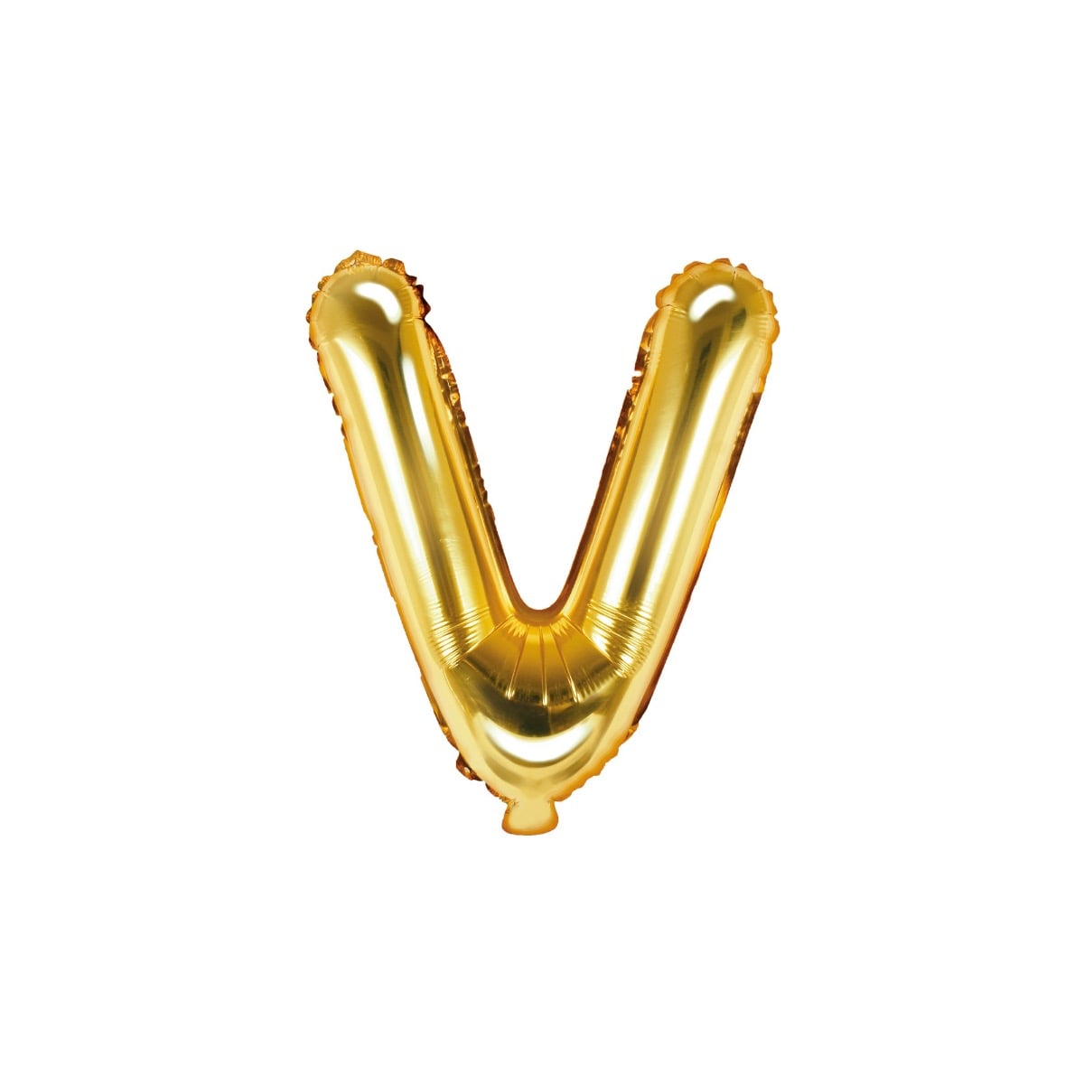 Ballon Lettre Alu 35cm Doré - V