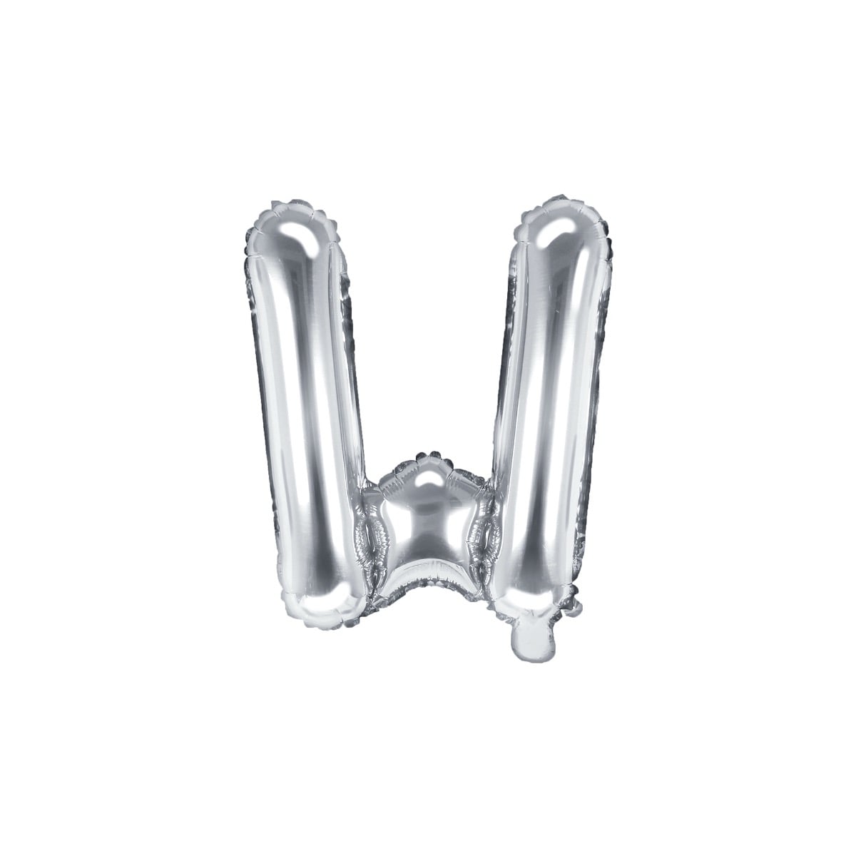 Ballon Lettre Alu 35cm Argenté - W