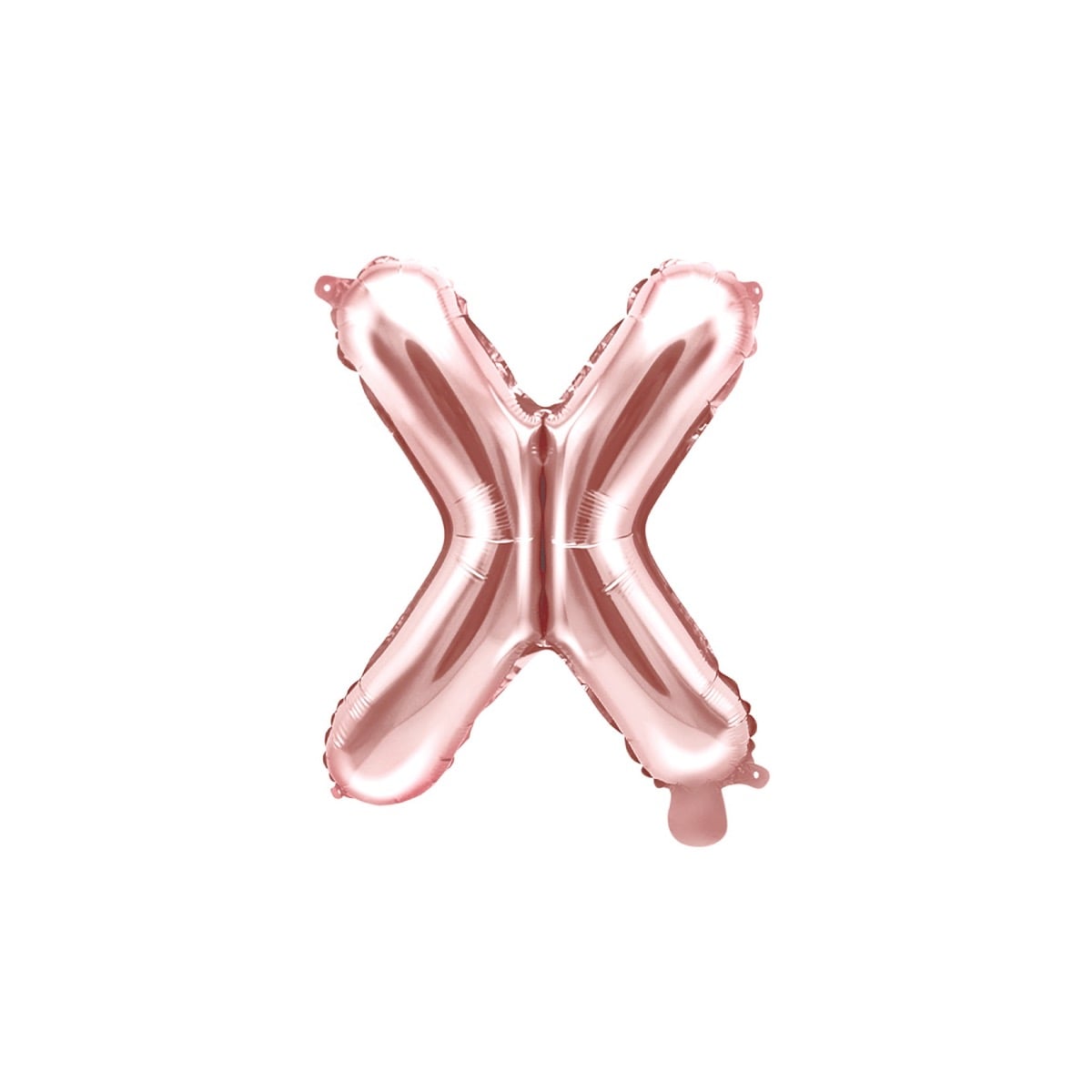 Ballon Lettre Alu 35cm Rosegold - X