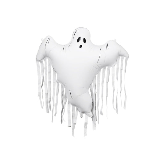 Ballon en aluminium - Fantôme avec franges (93cm)