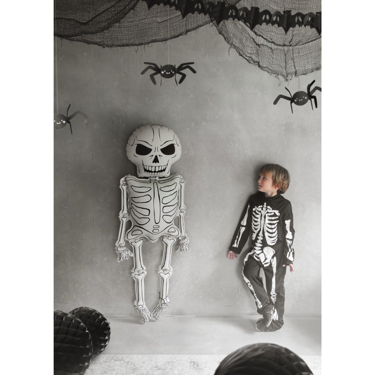 Ballon en aluminium - Squelette XXL (129cm)