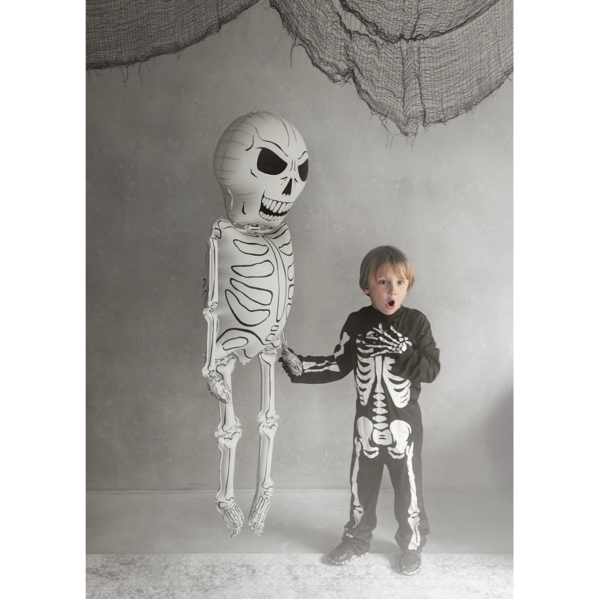 Ballon en aluminium - Squelette XXL (129cm)