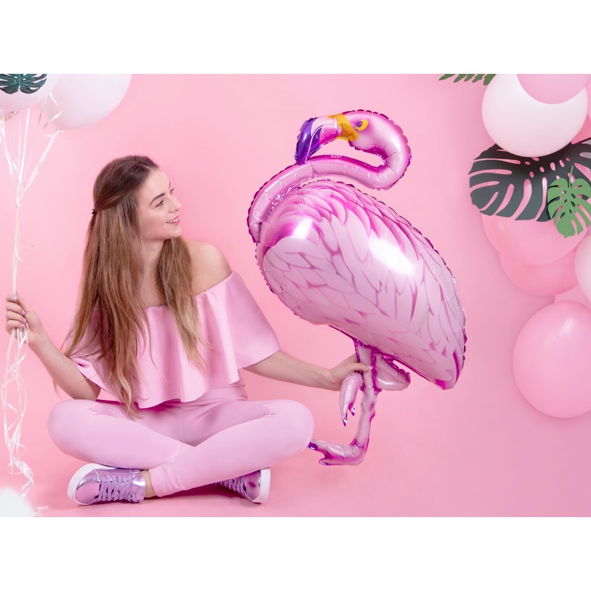 Ballon Flamant Rose (95cm)