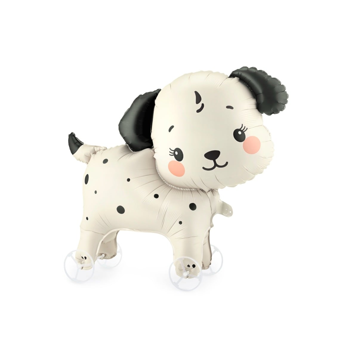 Ballon alu - Chien à roulettes