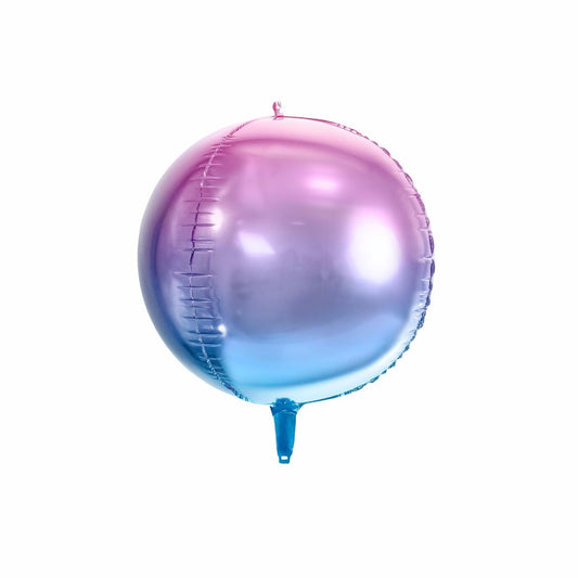 Ballon Sphère Violet-Bleu 35cm