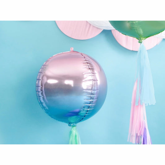 Ballon Sphère Violet-Bleu 35cm