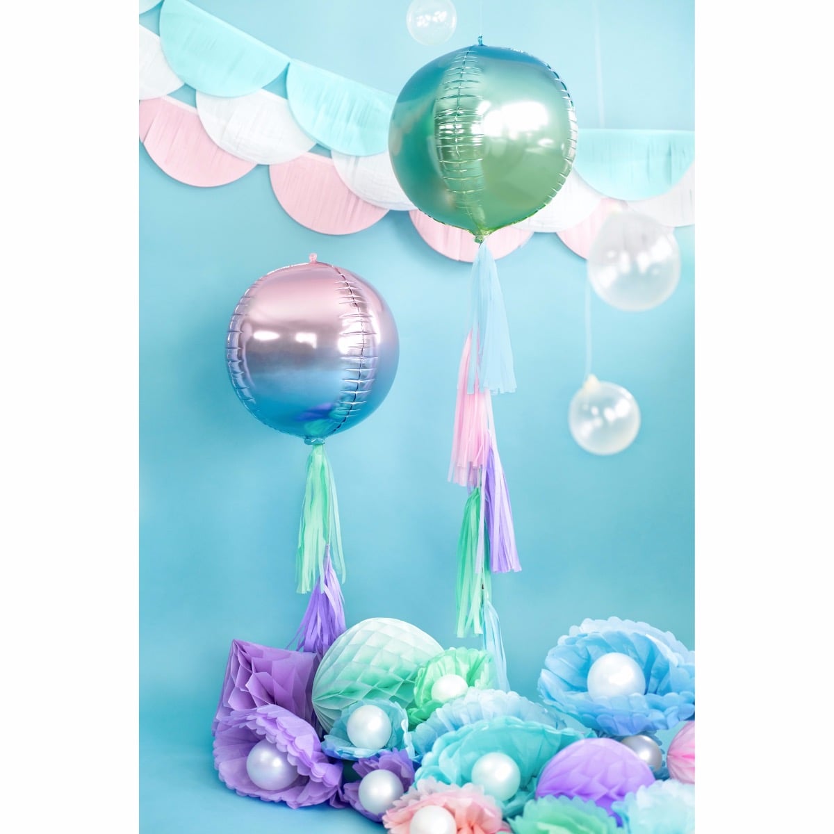 Ballon Sphère Violet-Bleu 35cm