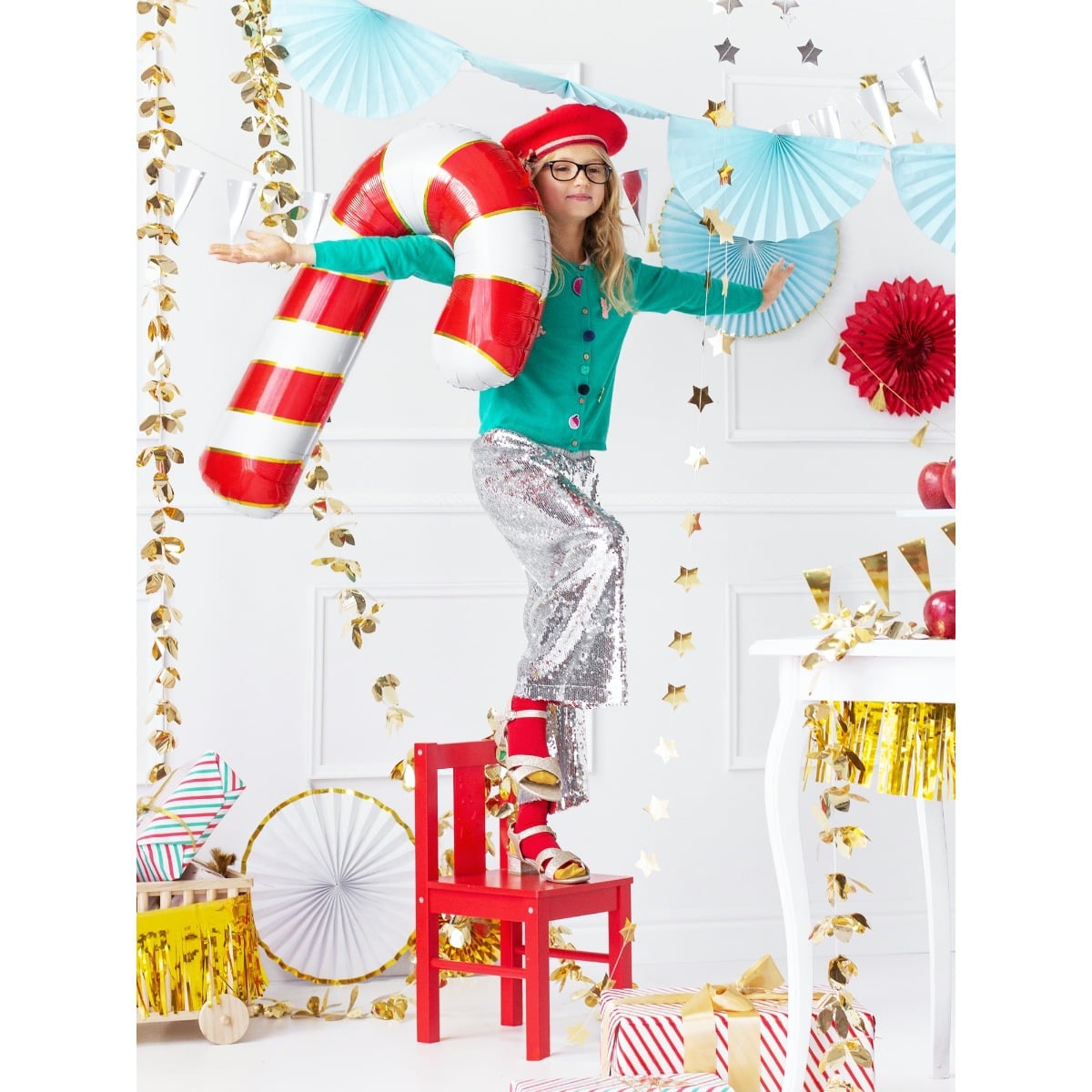 Ballon alu - Sucre d'orge (82cm)