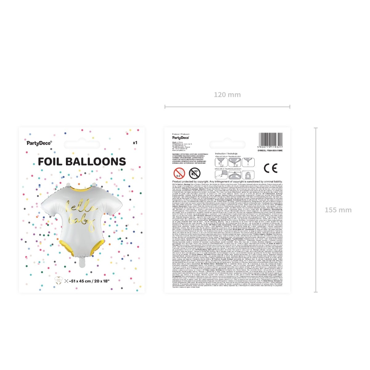 Ballon Body - 51cm