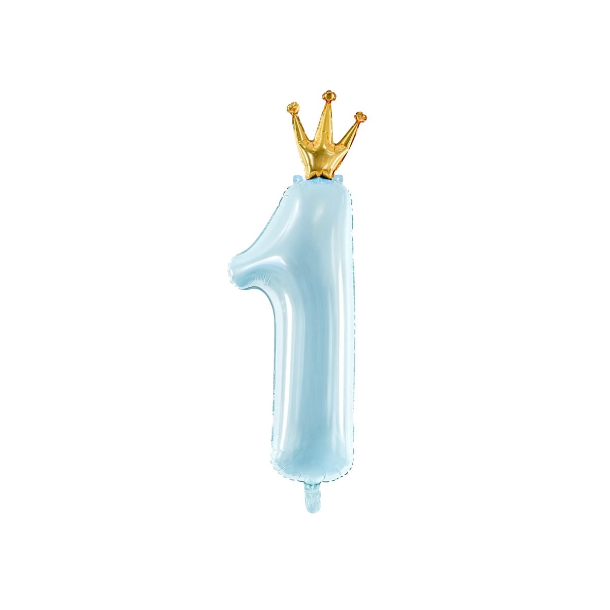 Ballon Chiffre Alu 100cm Bleu - 1