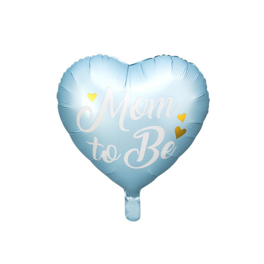 Ballon Alu Mom to Be - bleu (35cm)
