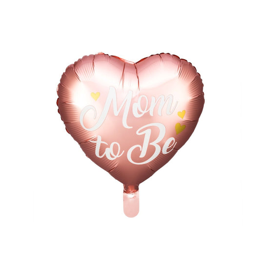 Ballon Alu Mom to Be - rose (35cm)