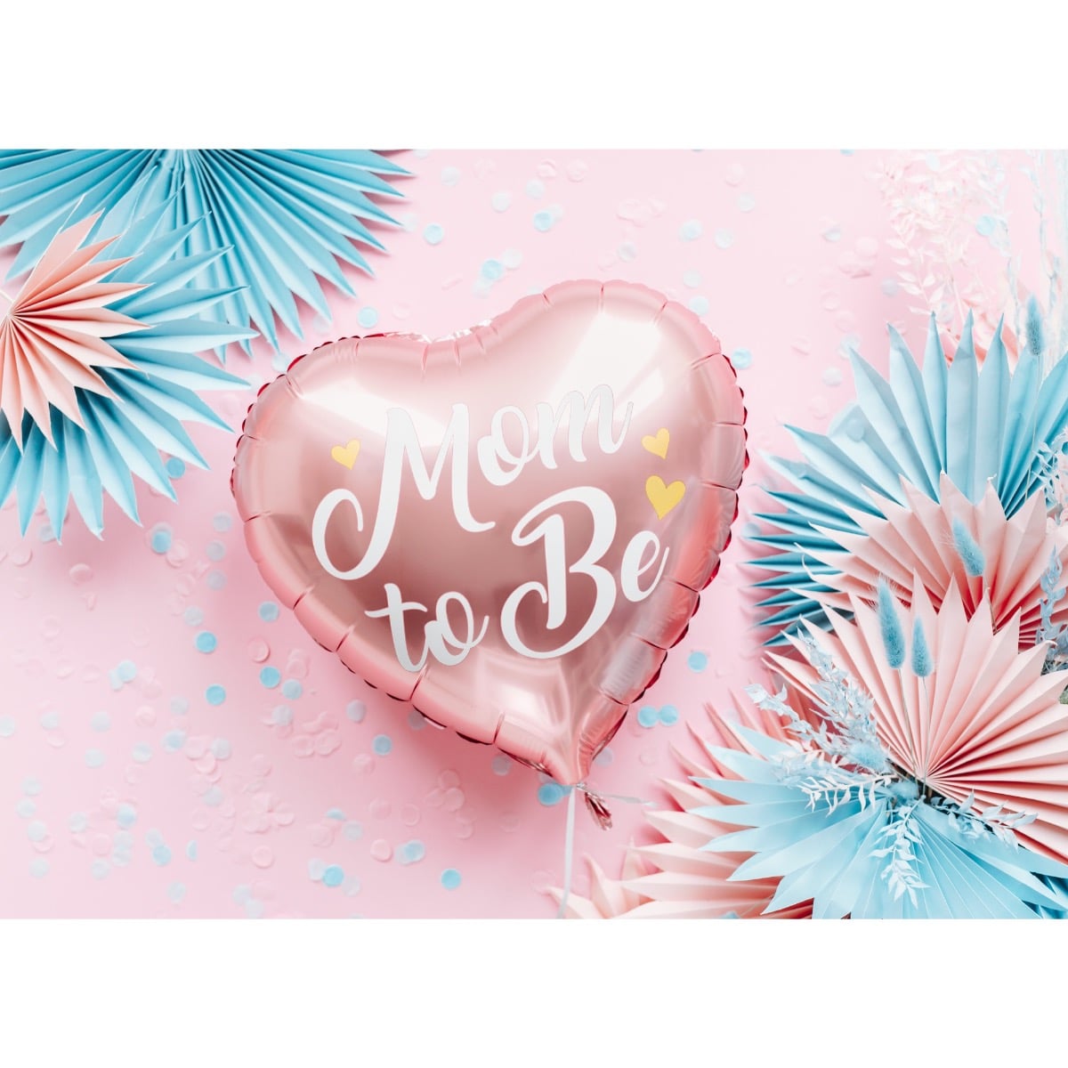 Ballon Alu Mom to Be - rose (35cm)