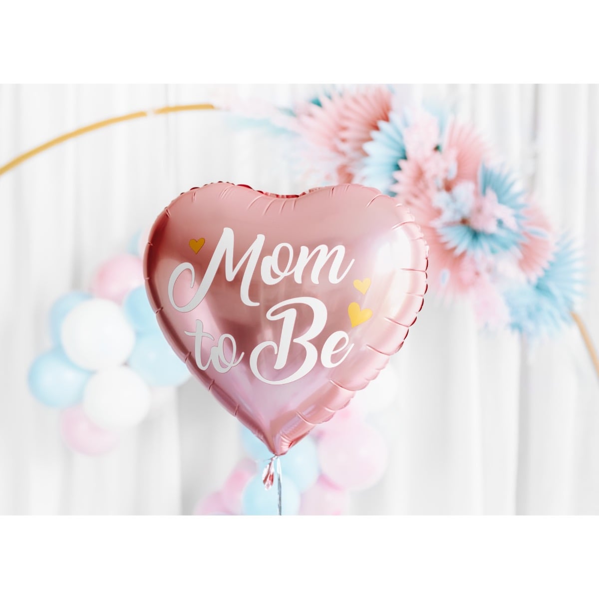 Ballon Alu Mom to Be - rose (35cm)