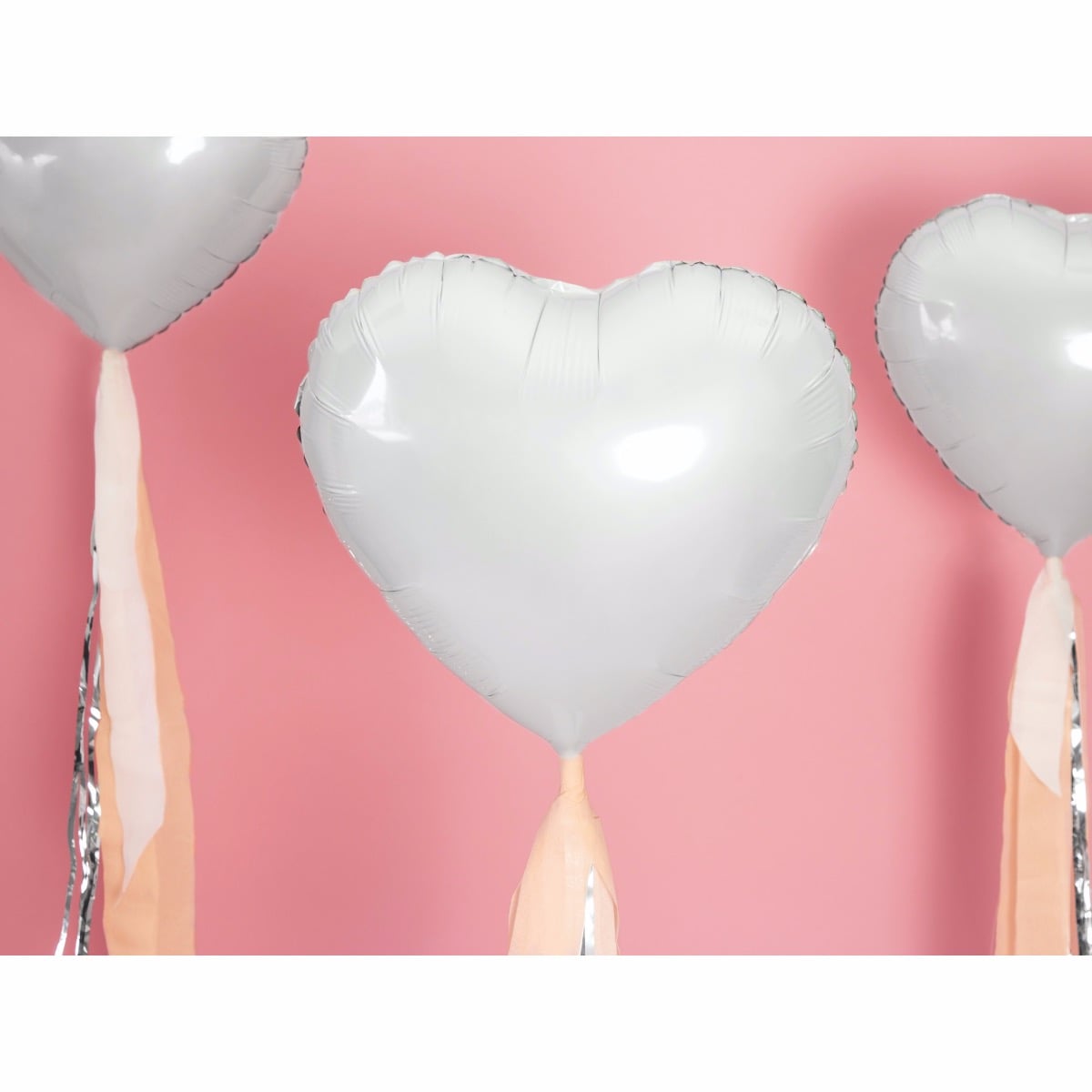 Ballon Coeur Blanc 45cm