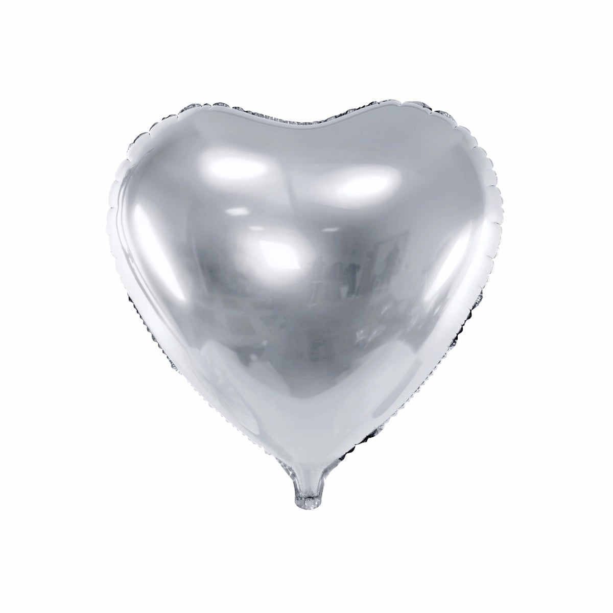 Ballon Coeur Argent 45cm