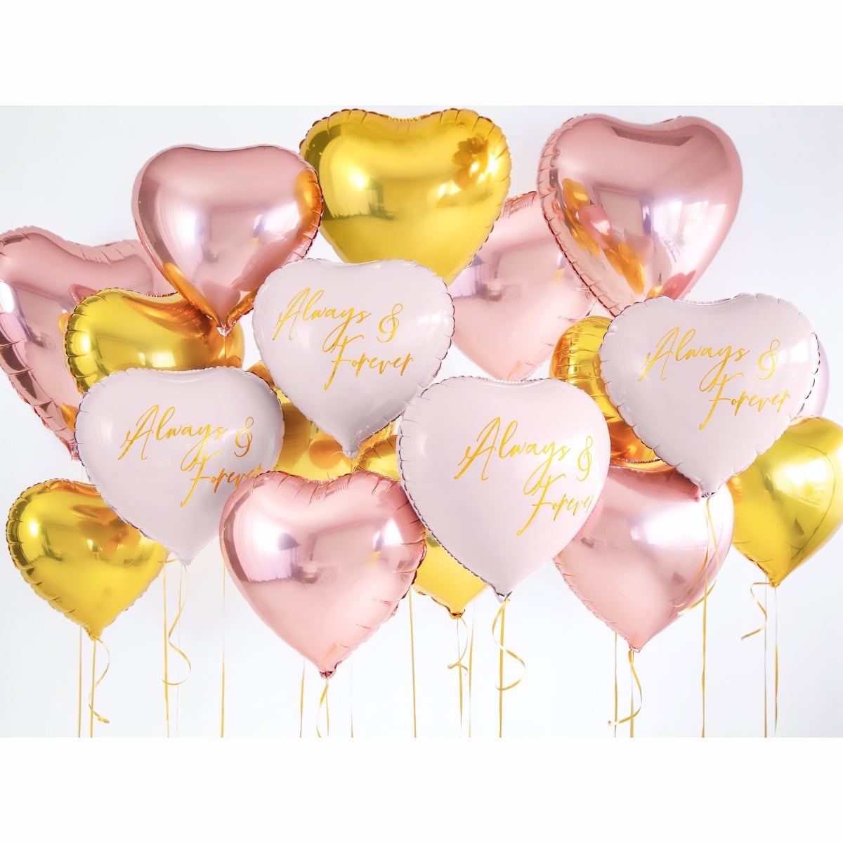 Ballon Coeur Or 45cm