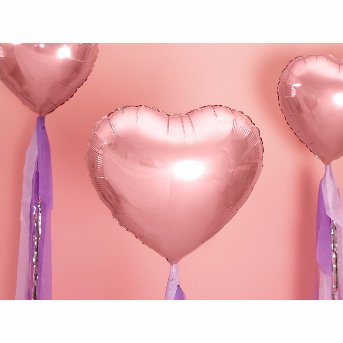 Ballon Coeur Rosegold 45cm
