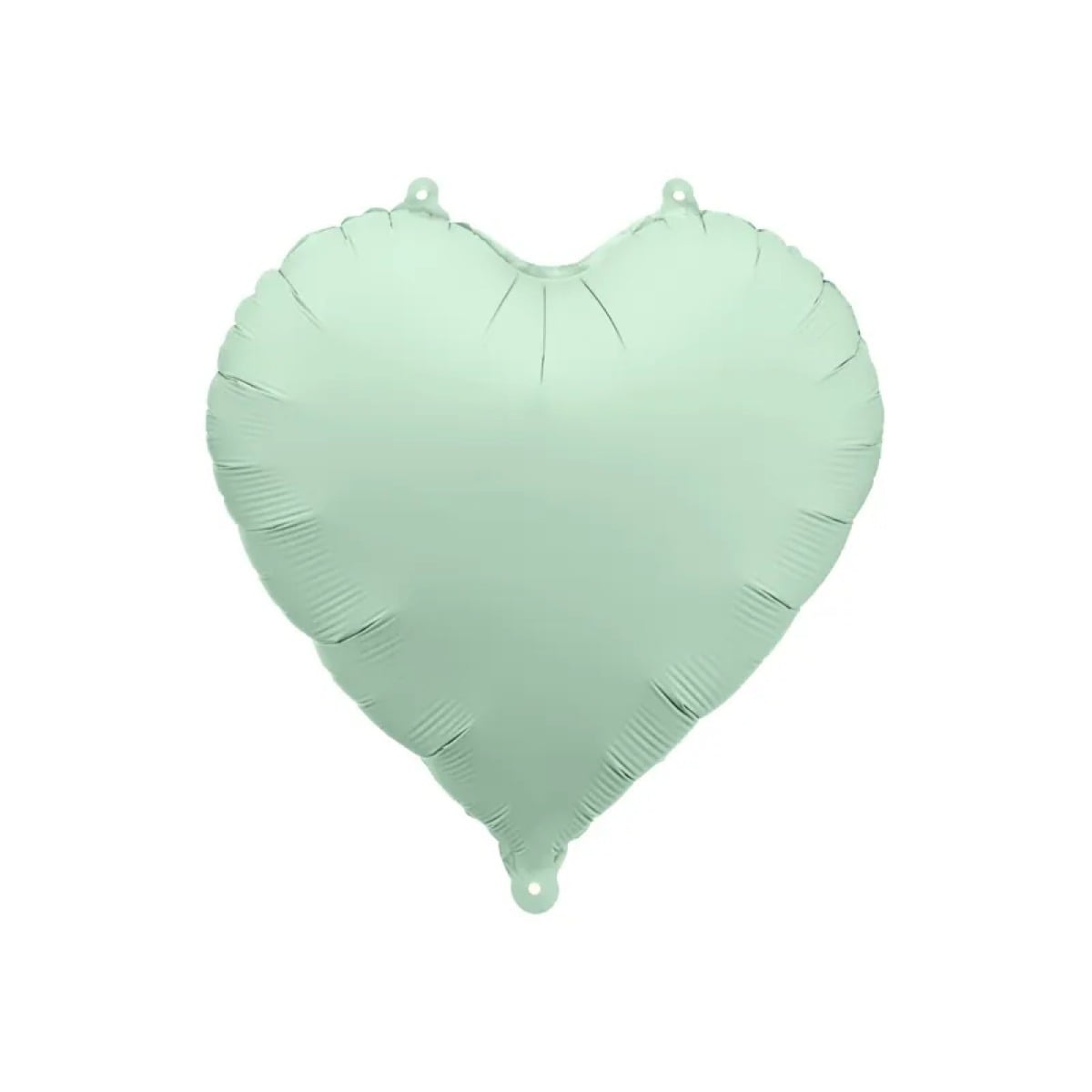 Ballon Coeur mat 45cm - Menthe