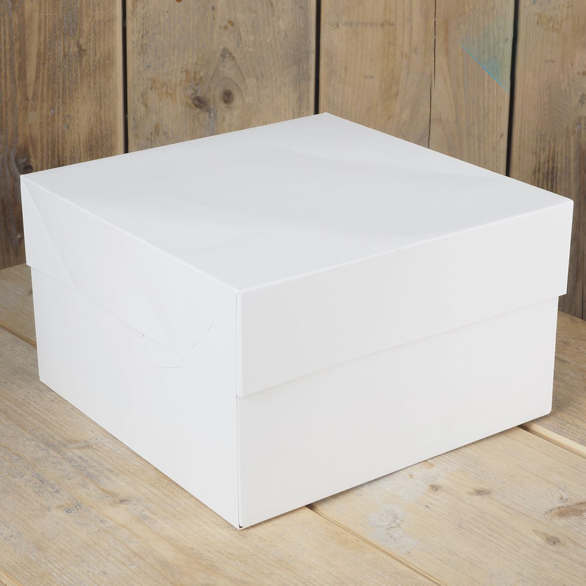 Boîte à Gâteau - Blanc - 33x33x15cm
