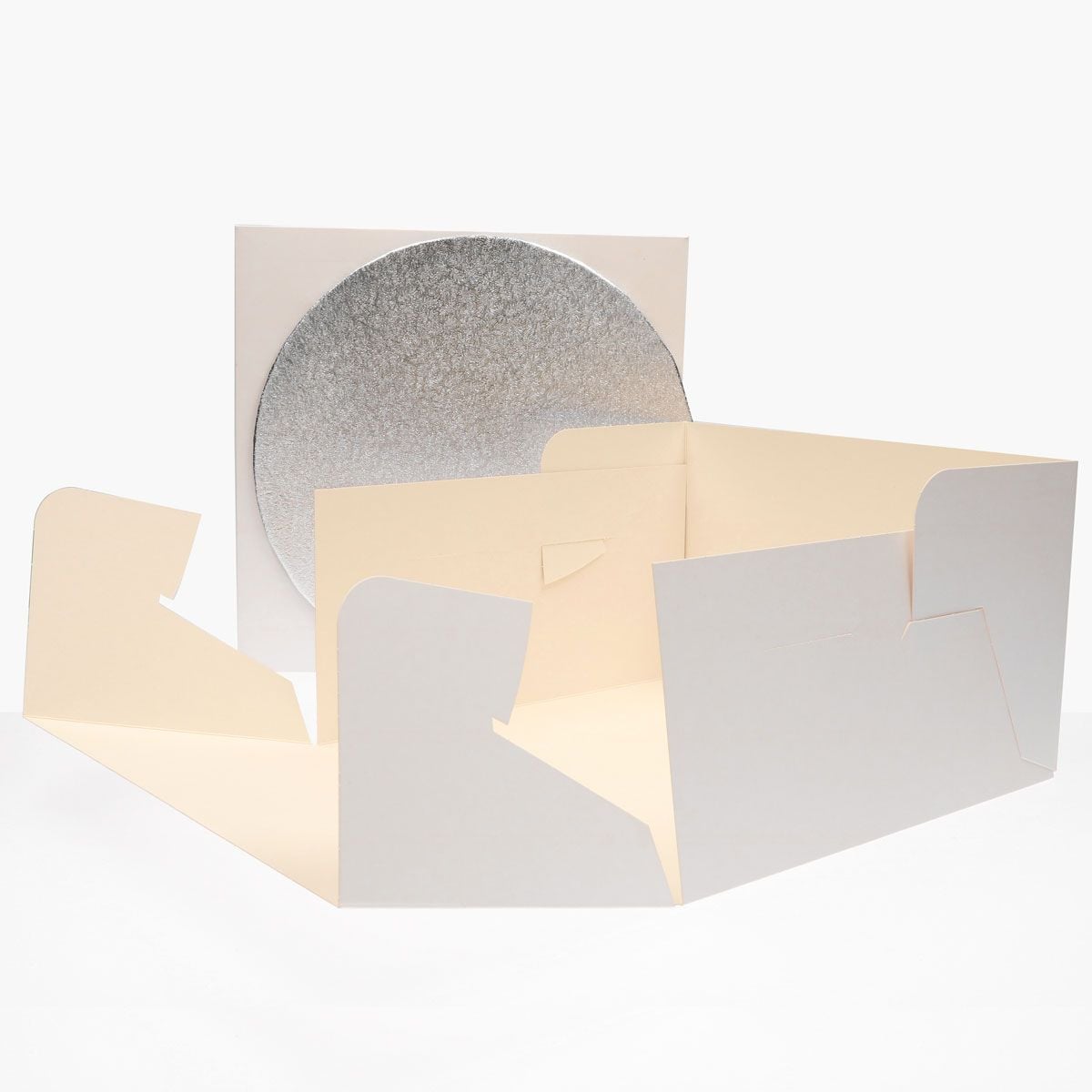 Boîte à gâteaux et Cake board rond 30x30x15cm