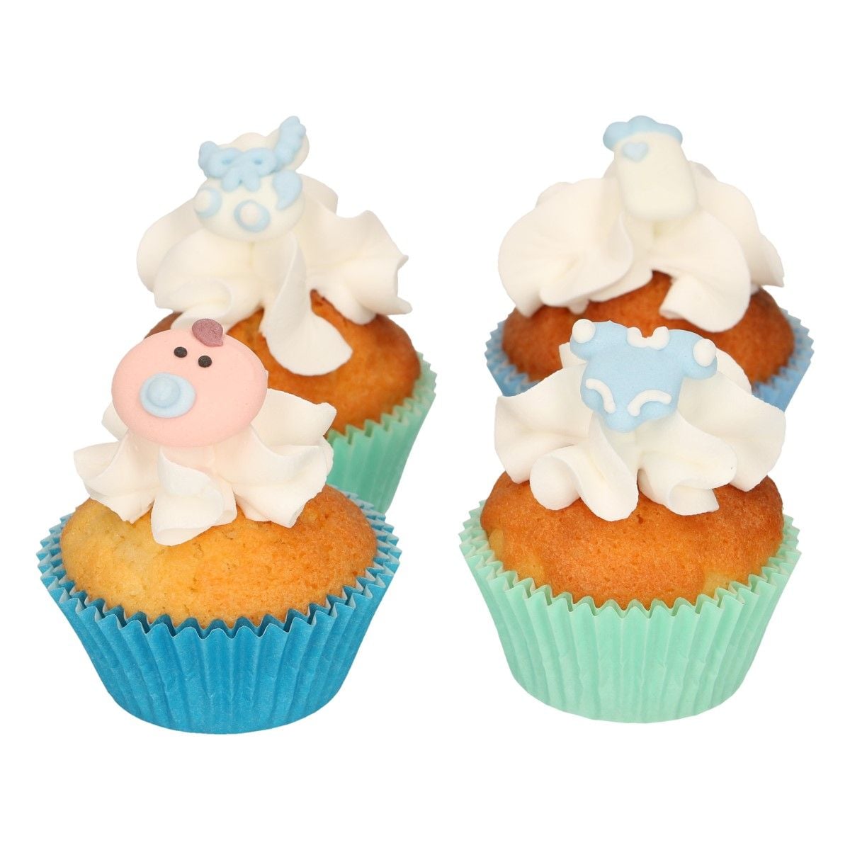 Décorations en sucre Baby Boy (8pcs)